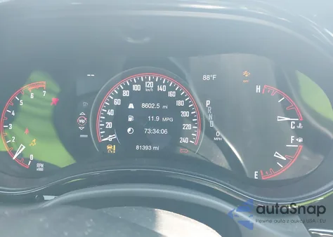 2021 Dodge Durango Citadel Rwd z USA, uszkodzony, nr VIN 1C4SDHETXMC660436